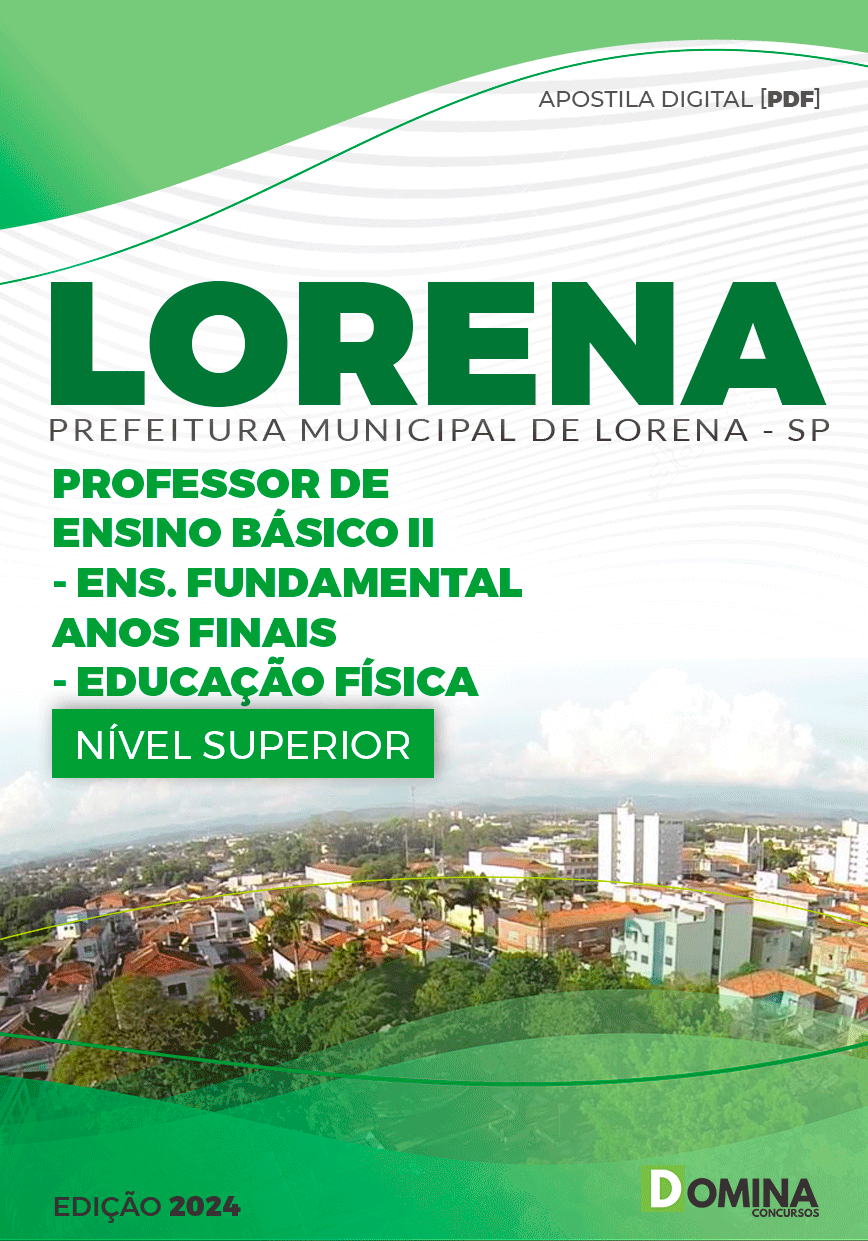 Apostila Pref Lorena SP 2024 Professor de Educação Física