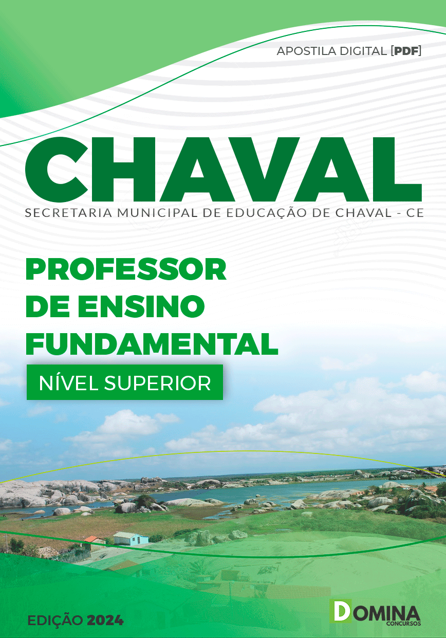 Apostila Pref Chaval CE 2024 Professor Ensino Fundamental