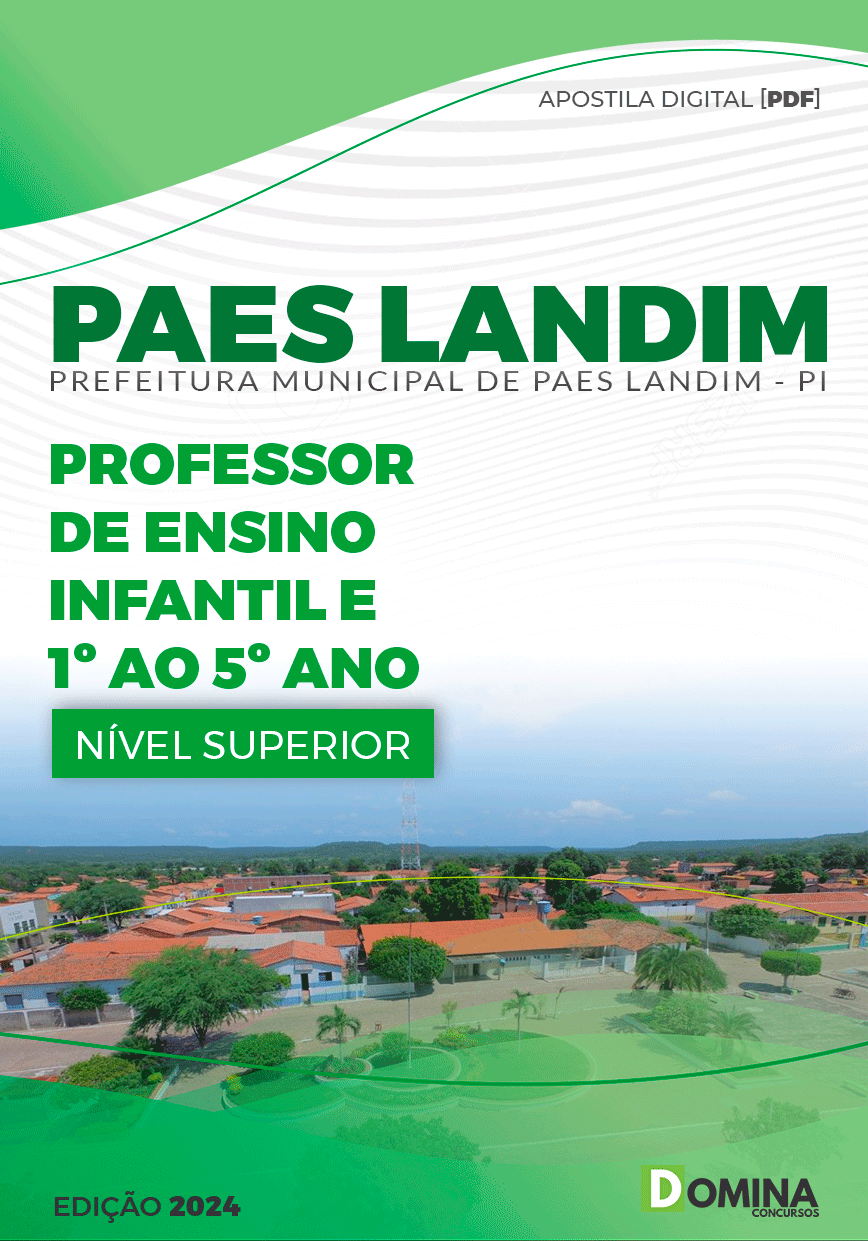 Apostila Pref Paes Landim PI 2024 Professor Ensino Infantil