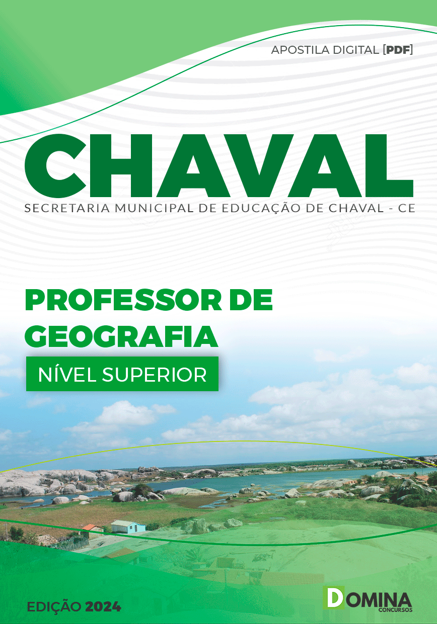 Apostila Pref Chaval CE 2024 Professor II Geografia