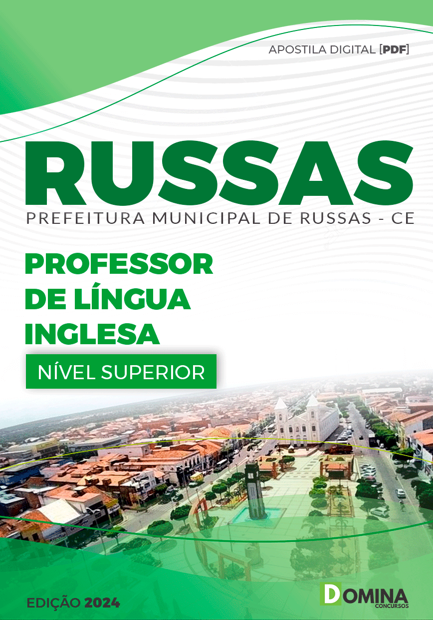 Concurso Pref Russas CE 2024 Professor Língua Inglesa