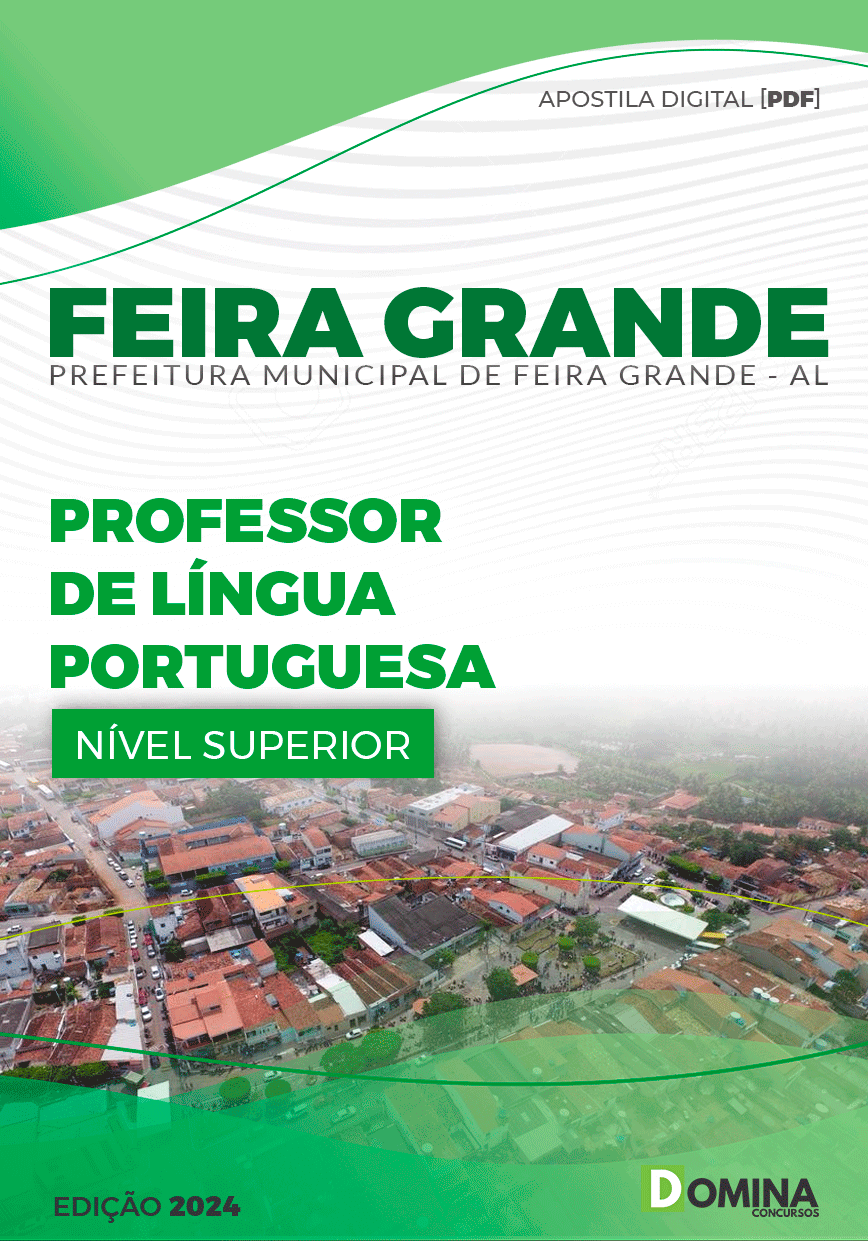 Apostila Pref Feira Grande AL 2024 Professor Língua Portuguesa