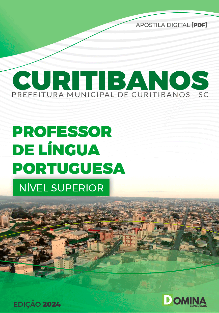 Apostila Pref Curitibanos SC 2024 Professor Língua Portuguesa