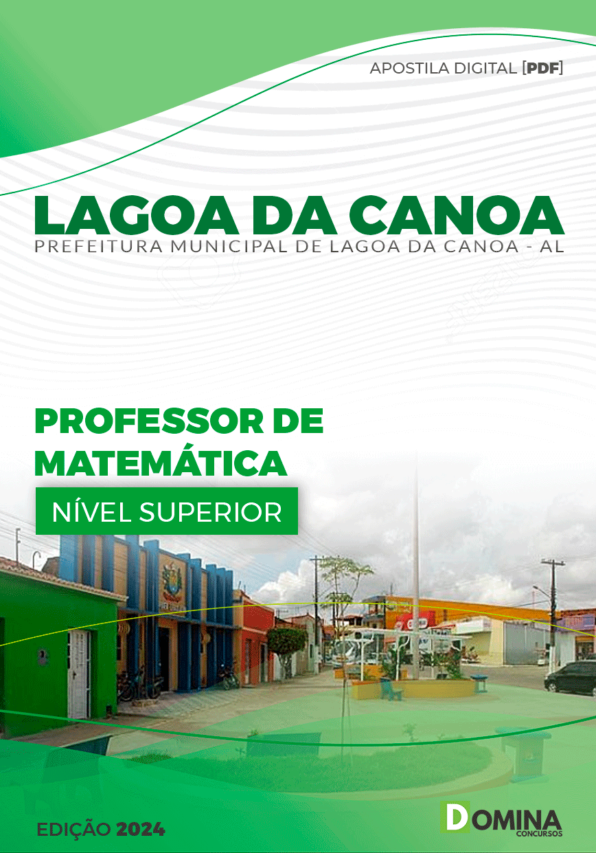 Apostila Pref Lagoa da Canoa AL 2024 Professor Matemática