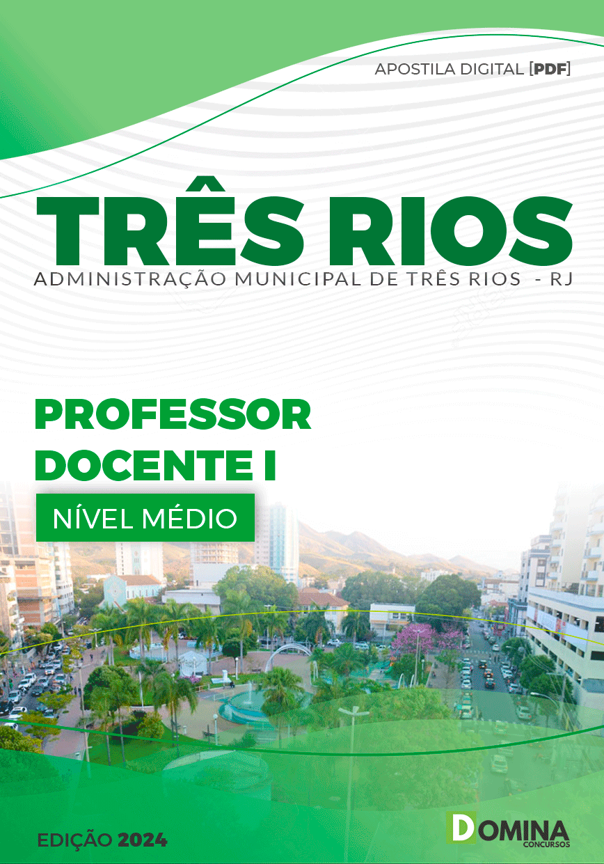 Apostila Pref Três Rios RJ 2024 Professor Docente