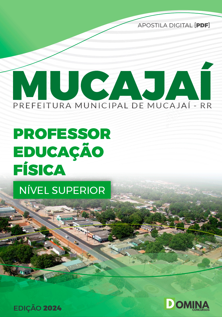 Apostila Pref Mucajaí RR 2024 Professor de Educação Física