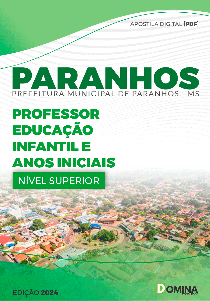 Apostila Pref Paranhos MS 2024 Professor Educação Infantil