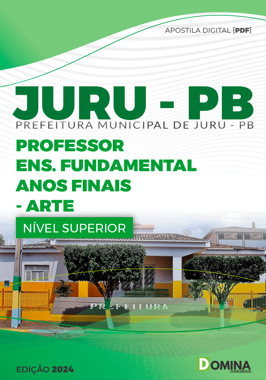 Apostila Concurso Pref Juru PB 2024 Professor Artes