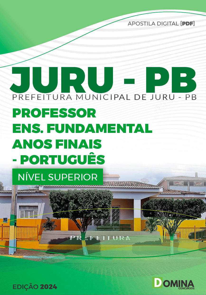 Apostila Concurso Pref Juru PB 2024 Professor Português