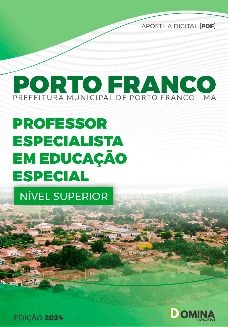 Apostila Pref Porto Franco MA 2024 Professo Educação Especial
