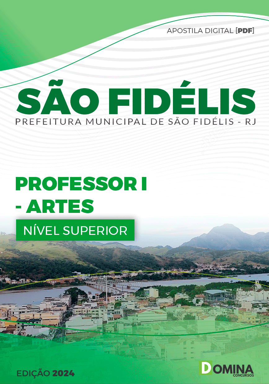 Apostila Pref São Fidélis RJ 2024 Professor Artes