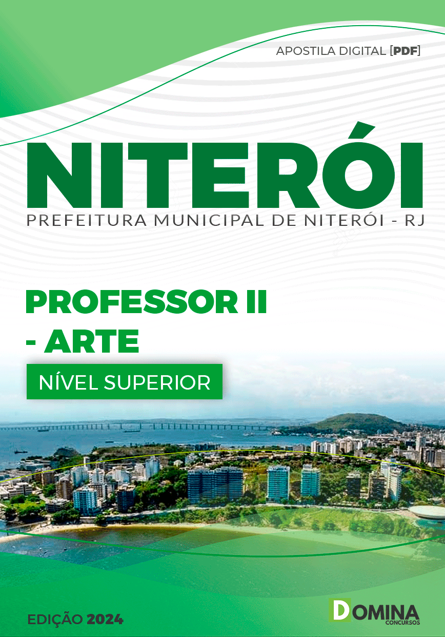 Concurso Pref Niterói RJ 2024 Professor II Arte