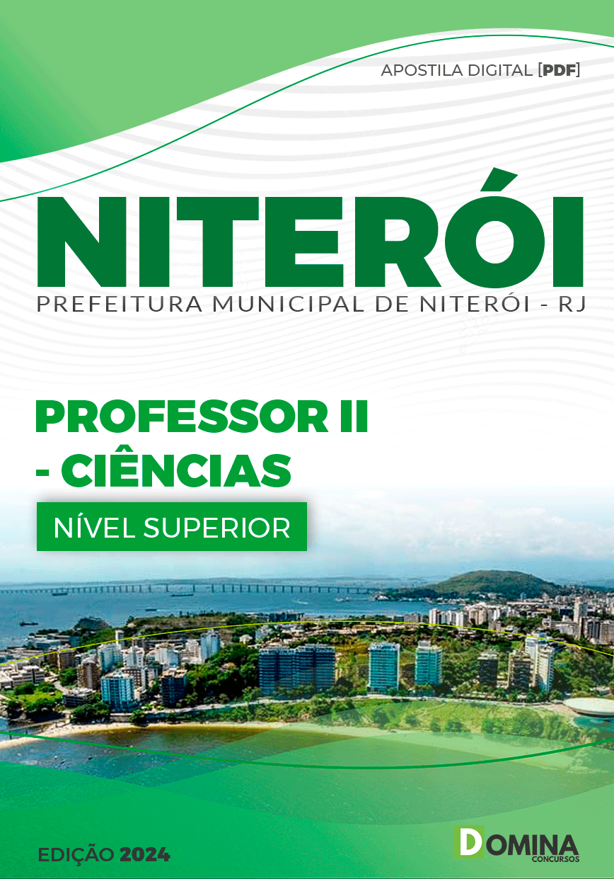 Concurso Pref Niterói RJ 2024 Professor II Ciências