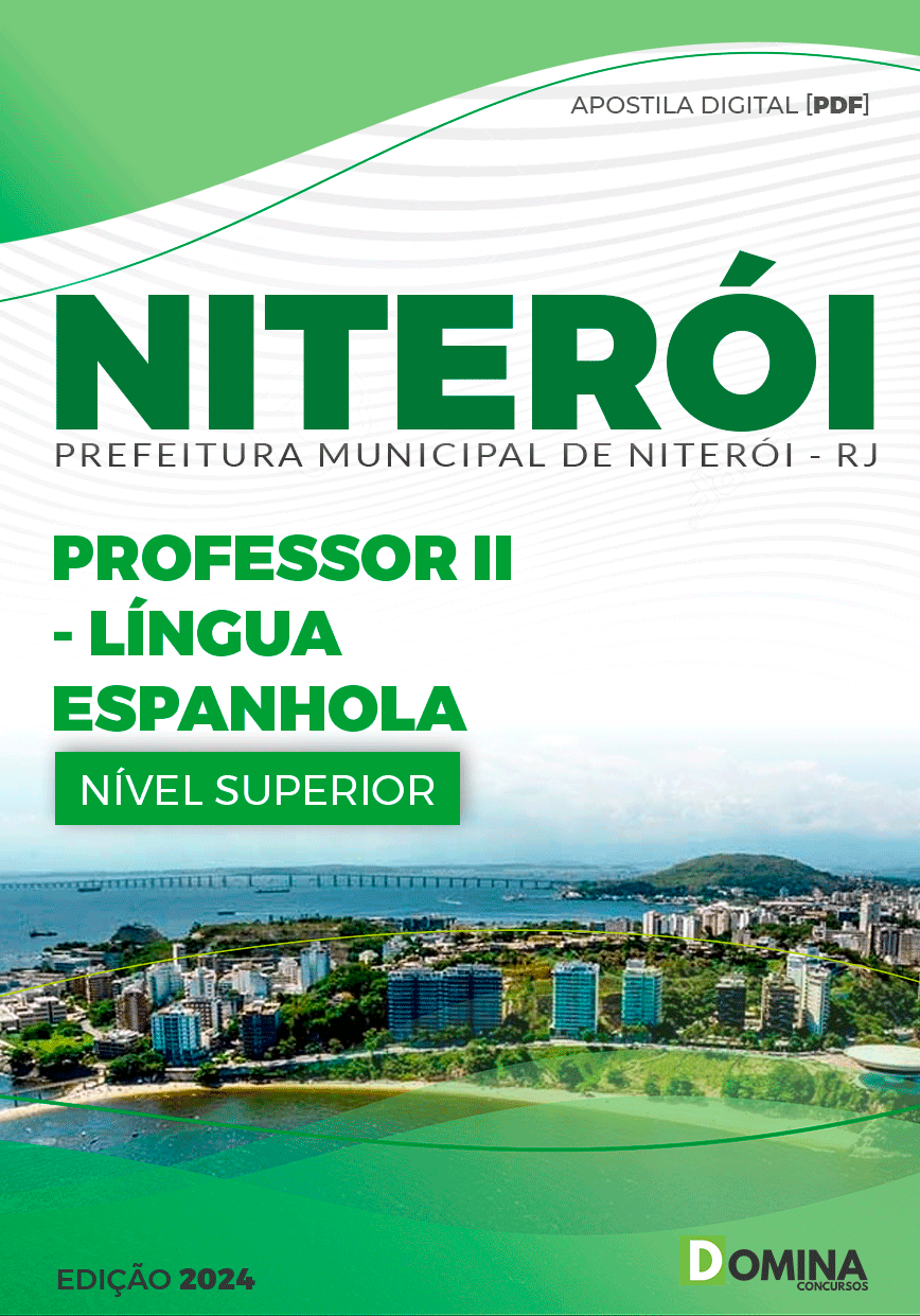 Concurso Pref Niterói RJ 2024 Professor II Língua Espanhola