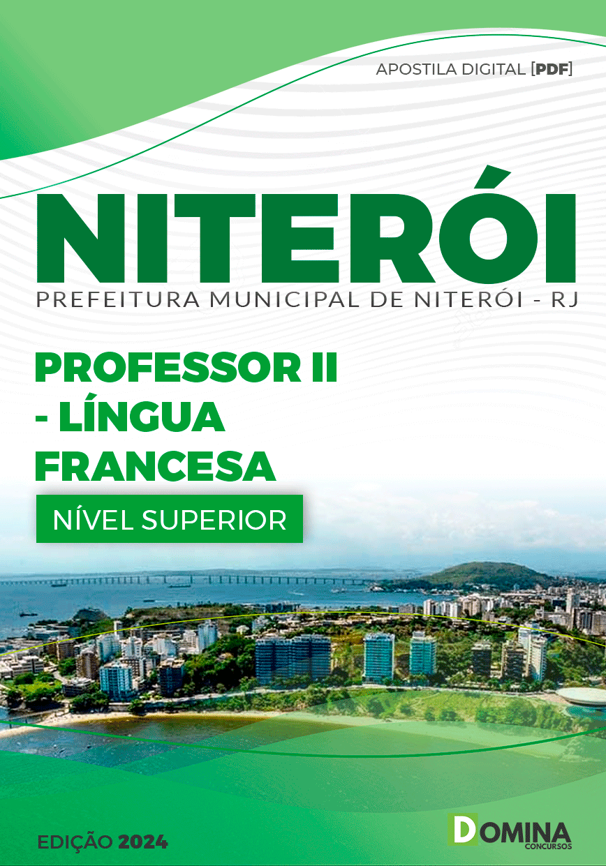 Concurso Pref Niterói RJ 2024 Professor II Língua Francesa