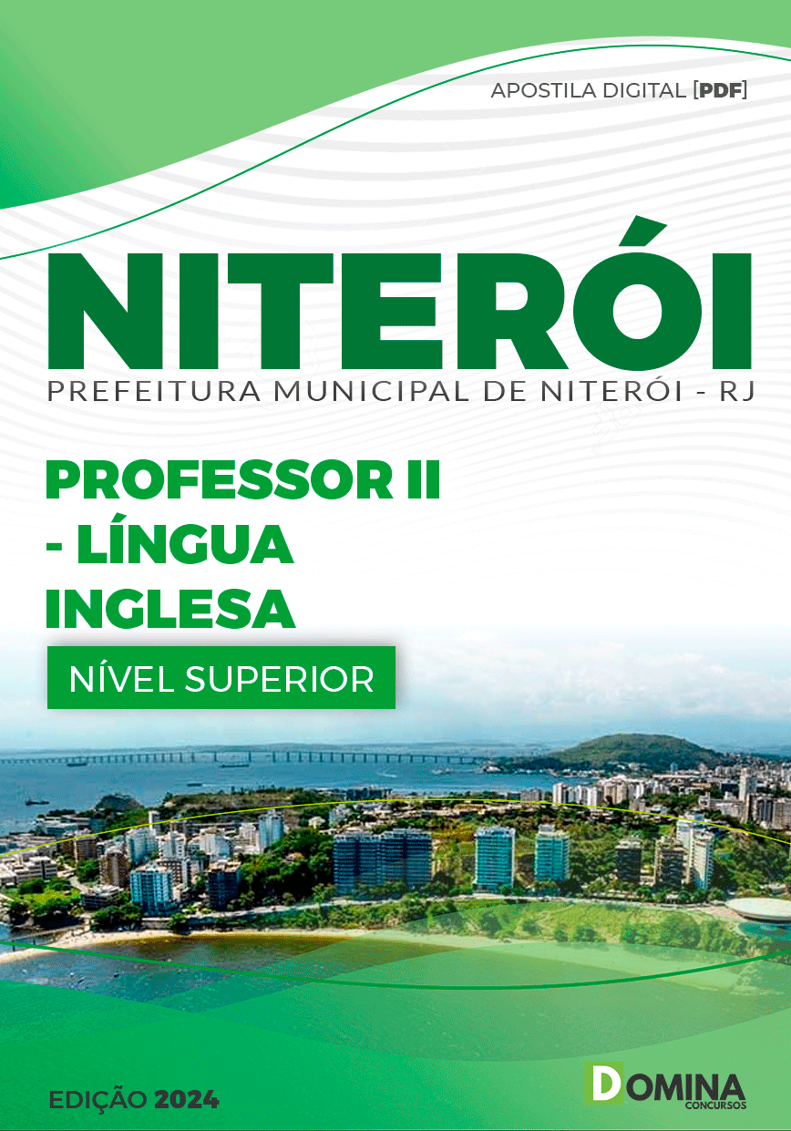 Concurso Pref Niterói RJ 2024 Professor II Inglês