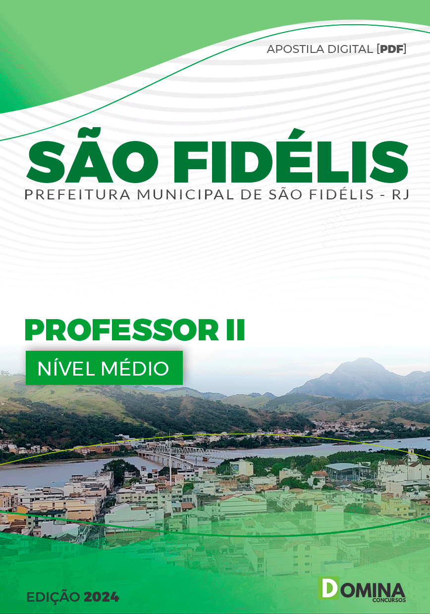 Apostila Pref São Fidélis RJ 2024 Professor II