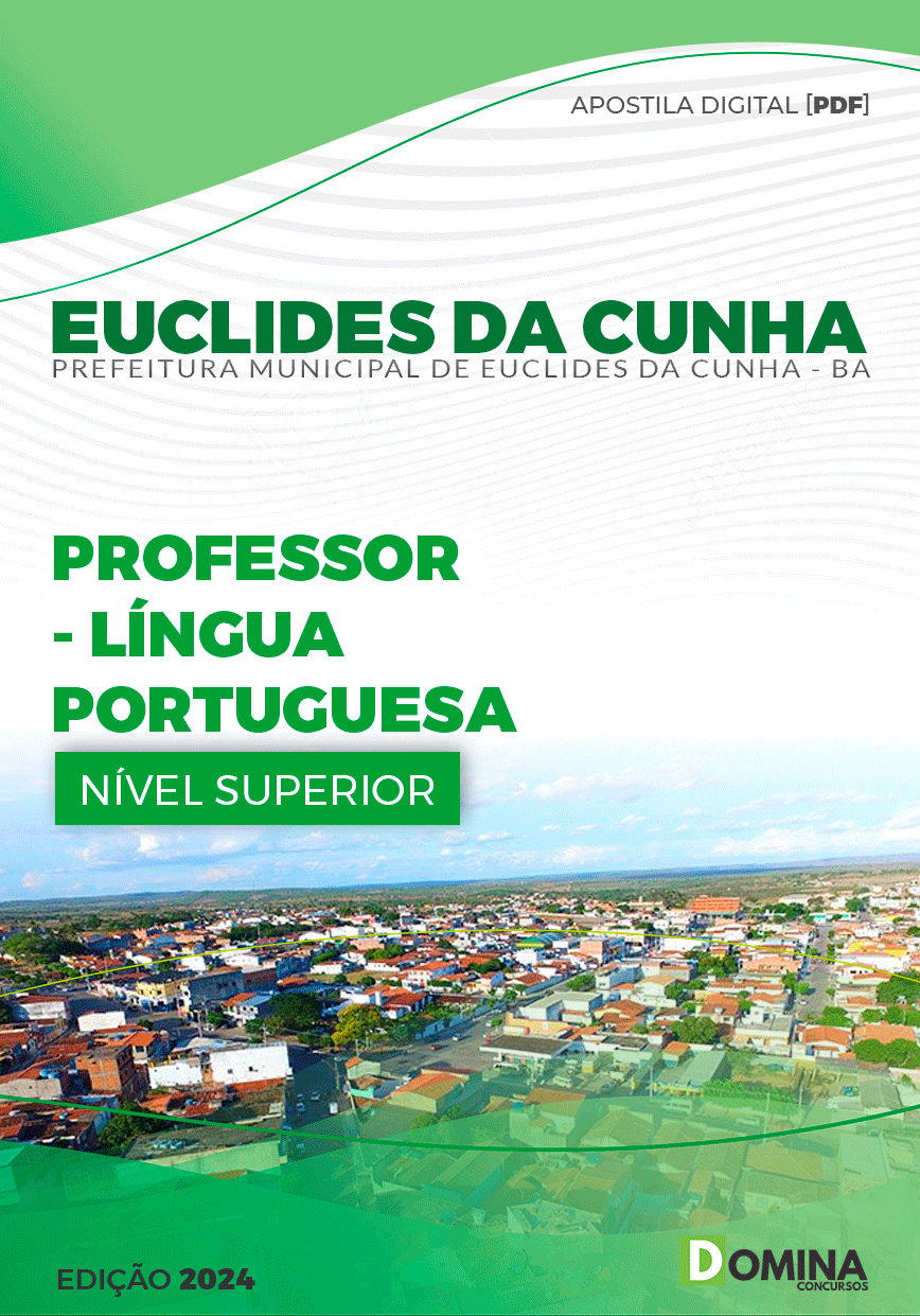 Apostila Pref Euclides da Cunha BA 2024 Professor de Português