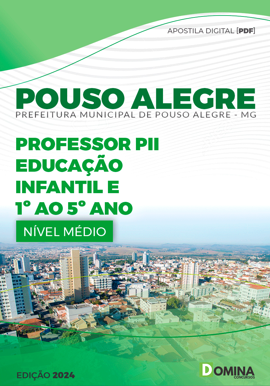 Apostila Pref Pouso Alegre MG 2024 Professor Educação Infantil