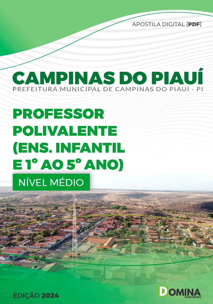 Apostila Pref Campinas do Piauí PI 2024 Professor Ensino Infantil