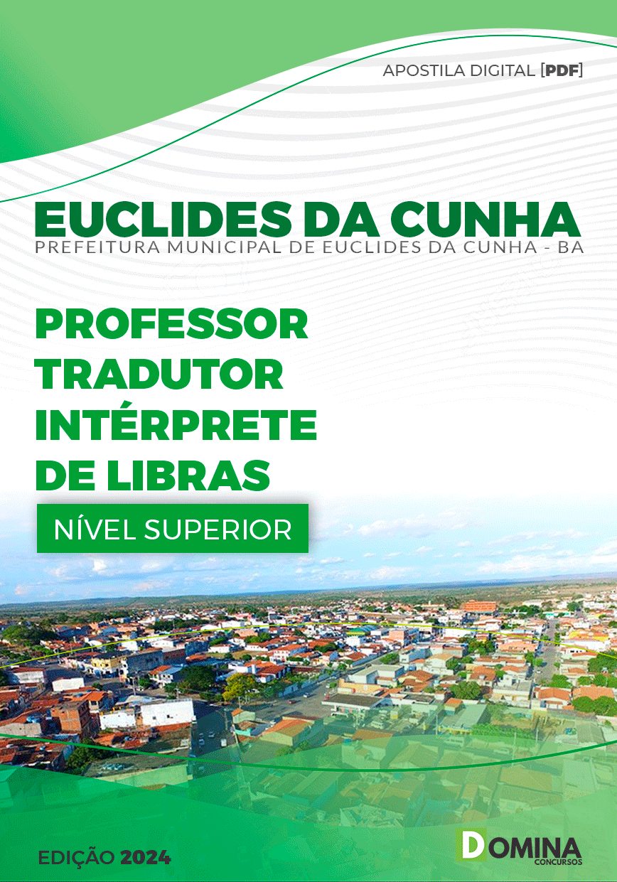 Pref Euclides da Cunha BA 2024 Professor Tradutor de LIBRAS