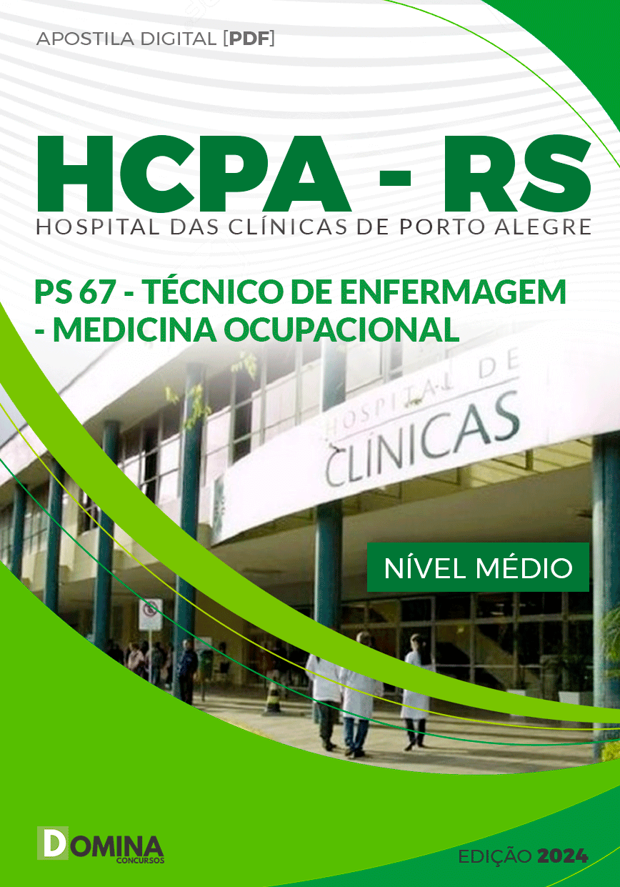 HCPA RS 2024 Técnico de Enfermagem Medicina Ocupacional