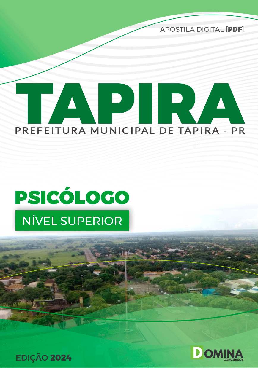 Apostila Concurso Pref Tapira PR 2024 Psicólogo