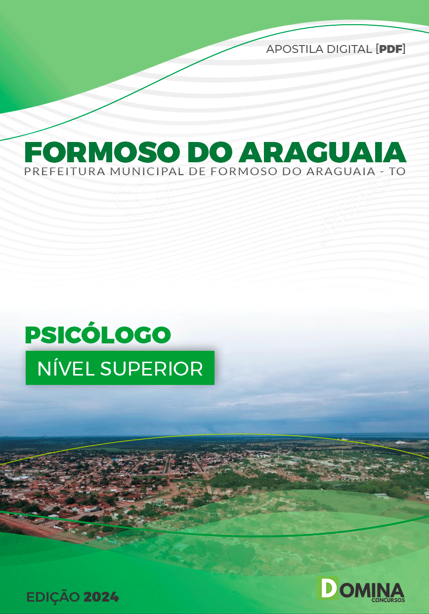 Apostila Pref Formoso do Araguaia TO 2024 Psicólogo