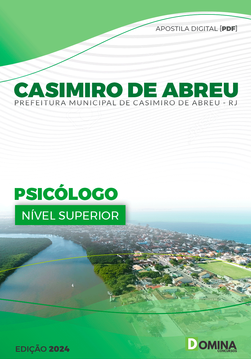 Apostila Pref Casimiro de Abreu RJ 2024 Psicólogo