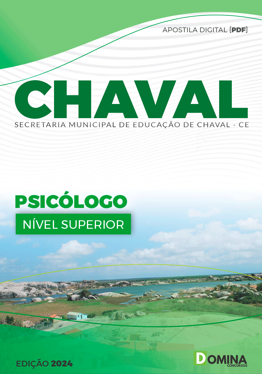 Apostila Concurso Pref Chaval CE 2024 Psicólogo