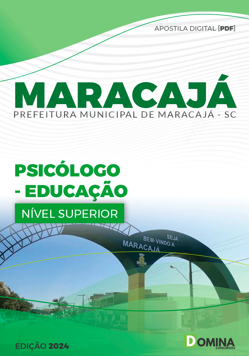 Apostila Concurso Pref Maracajá SC 2024 Psicólogo Educacional