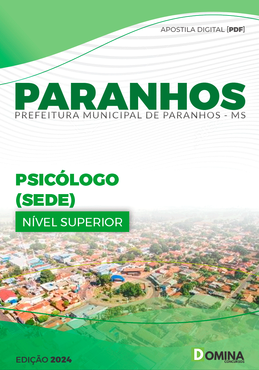 Apostila Pref Paranhos MS 2024 Psicólogo