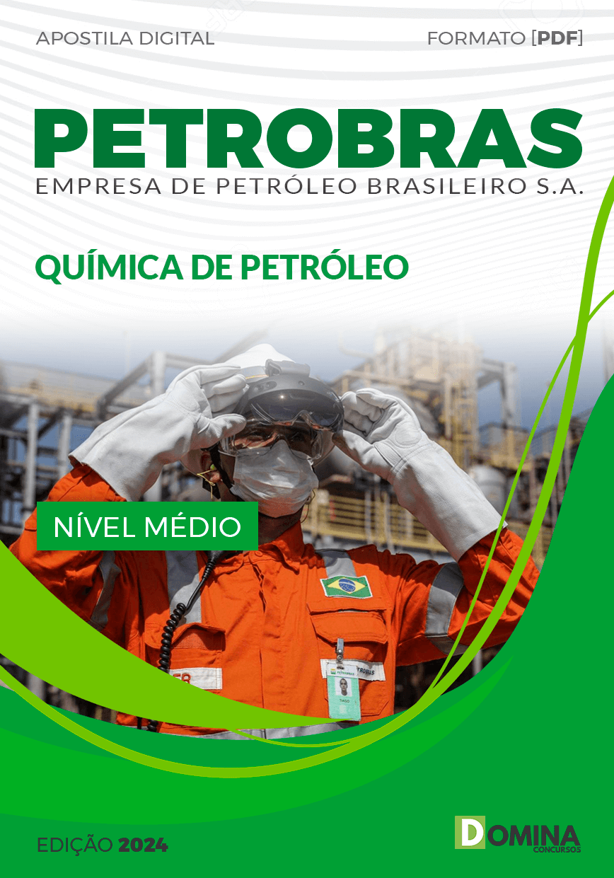 Capa Apostila Apostila Concurso Petrobras 2024 Químico de Petróleo