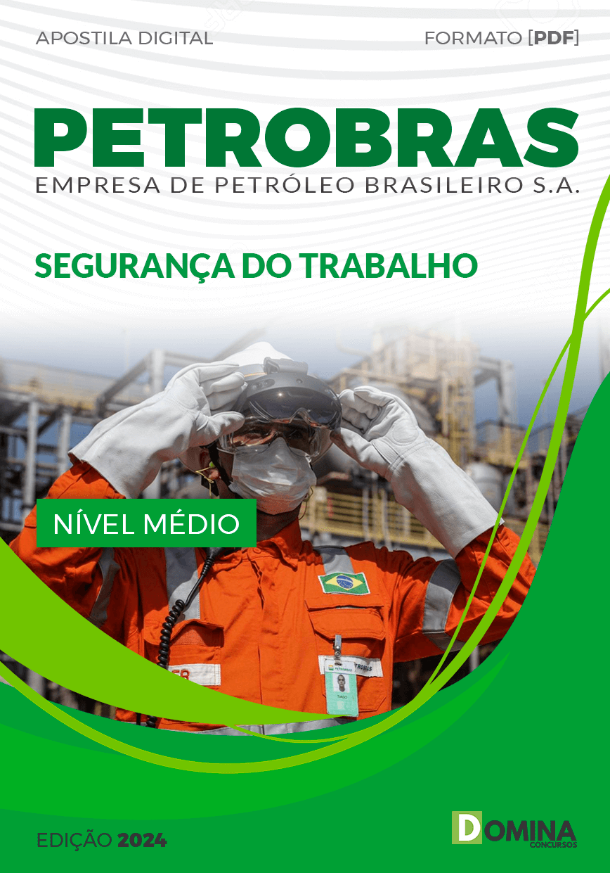 Capa Apostila Concurso Petrobras 2024 Segurança do Trabalho