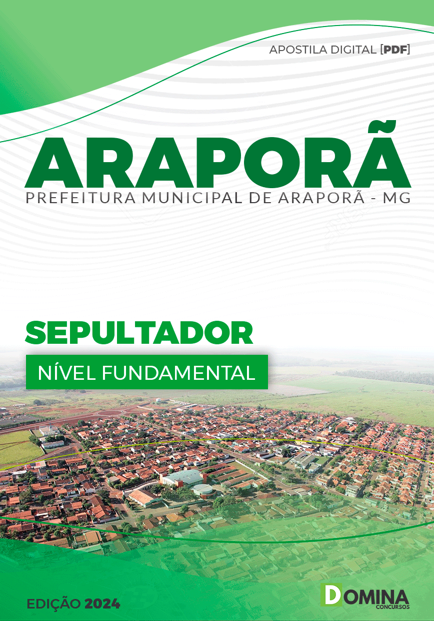 Apostila Pref Araporã MG 2024 Sepultador