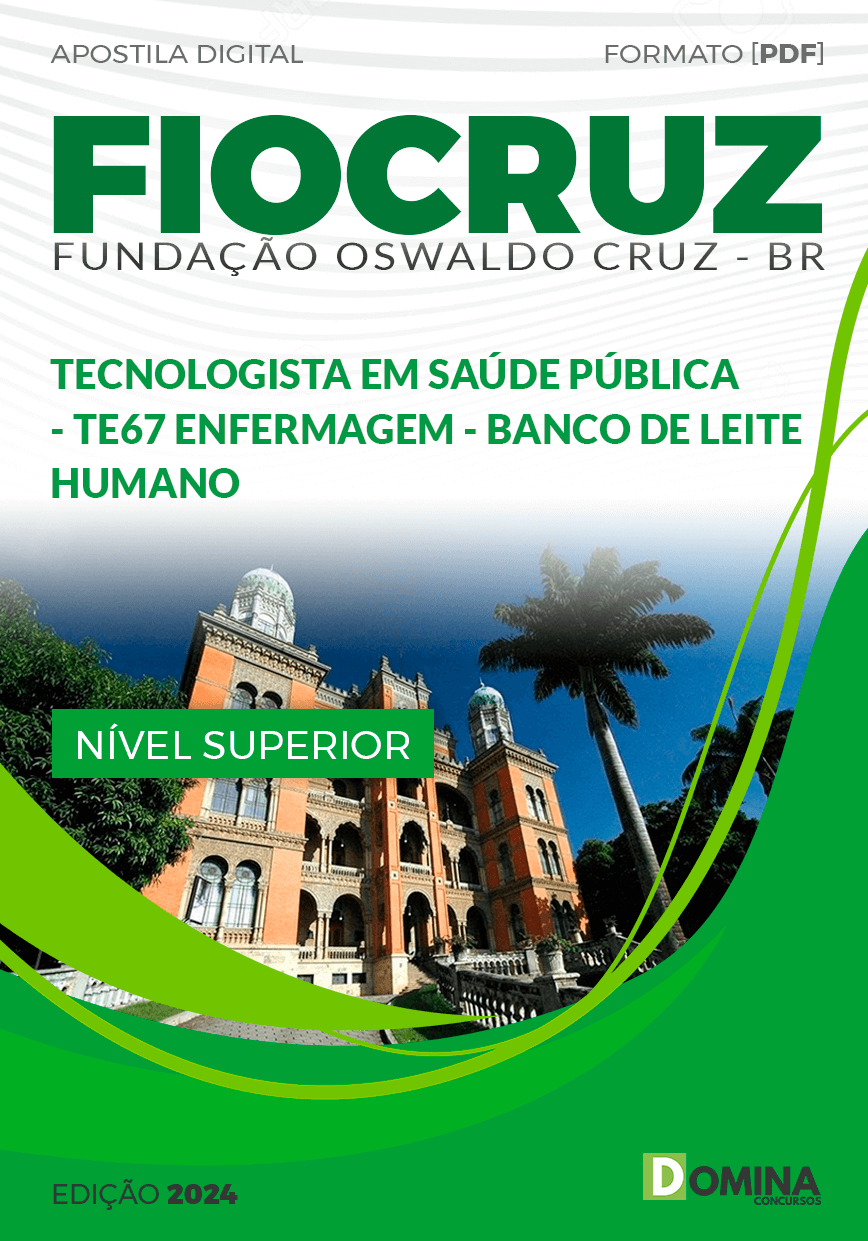 Apostila FIOCRUZ 2024 TE67 Enfermagem Banco Leite Humano