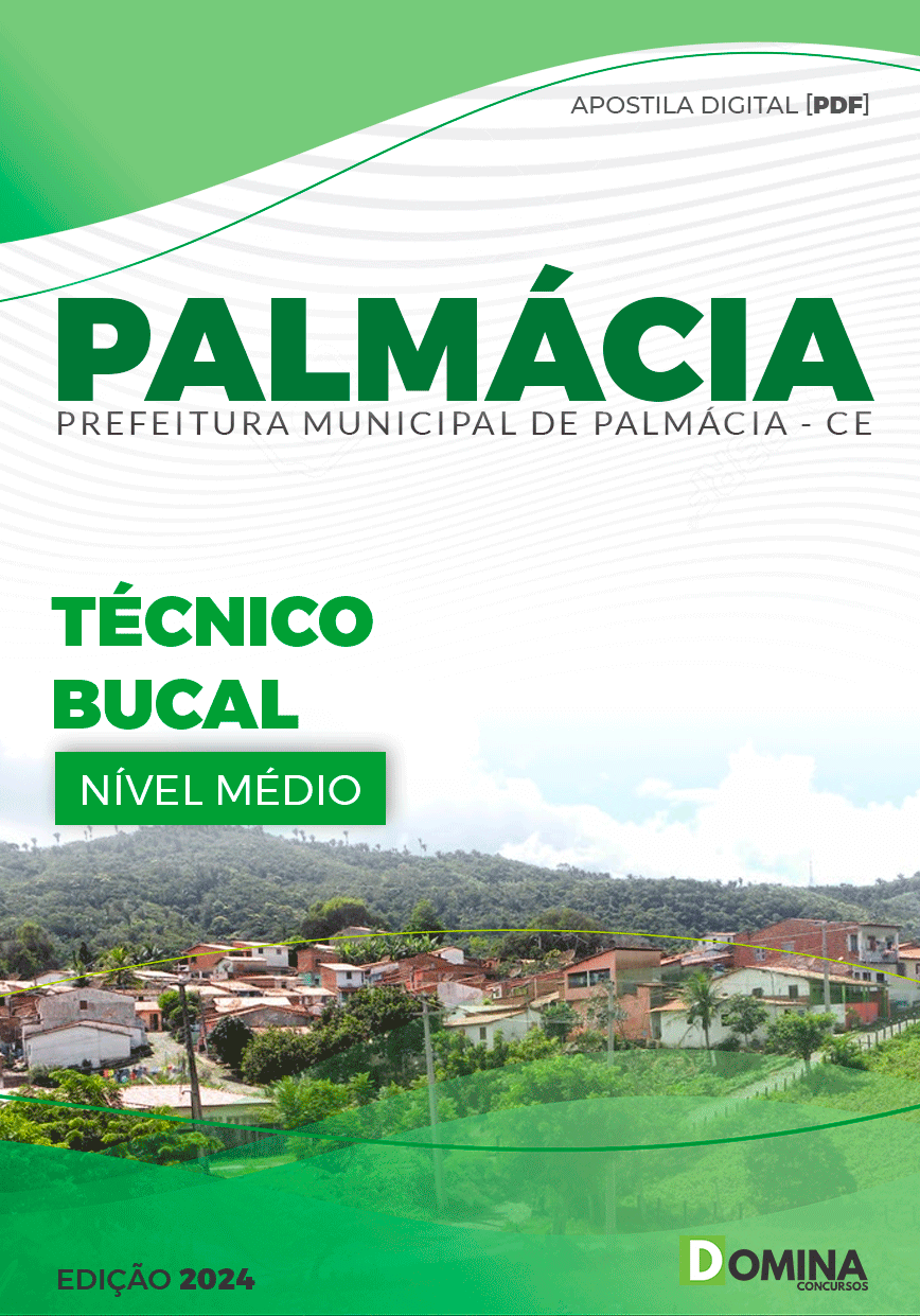 Apostila Concurso Pref Palmácia CE 2024 Técnico Saúde Bucal
