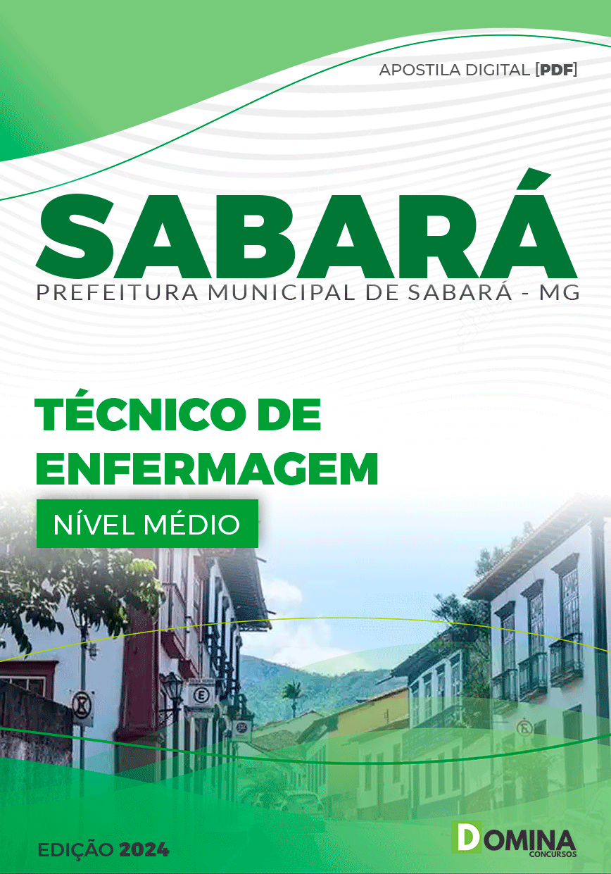 Apostila Pref Sabará MG 2024 Técnico Enfermagem