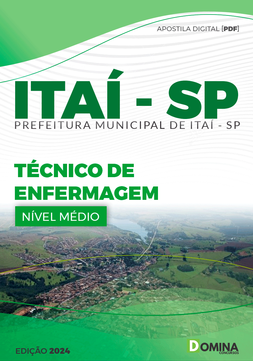 Apostila Pref Itaí SP 2024 Técnico de Enfermagem
