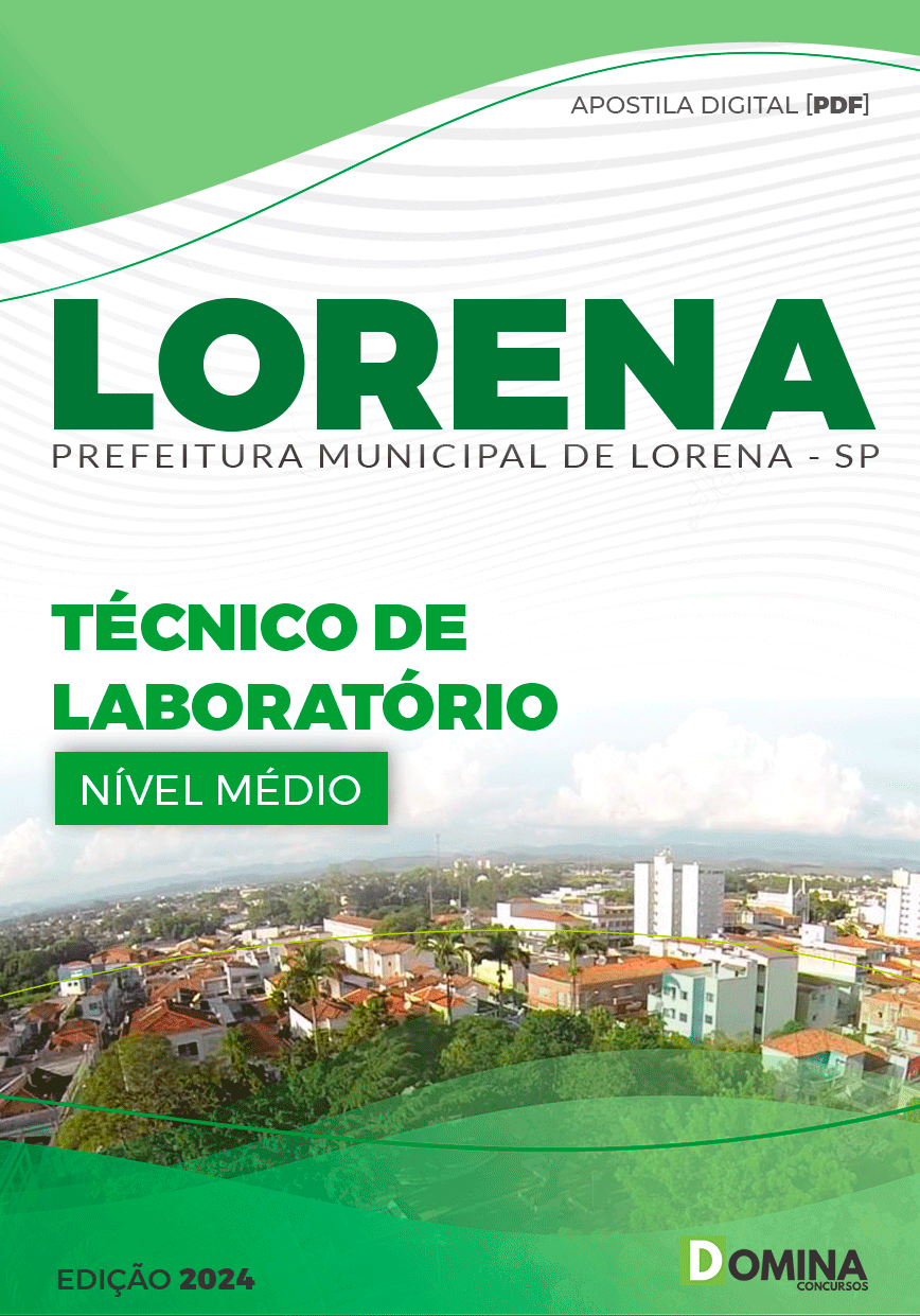 Apostila Pref Lorena SP 2024 Técnico de Laboratório