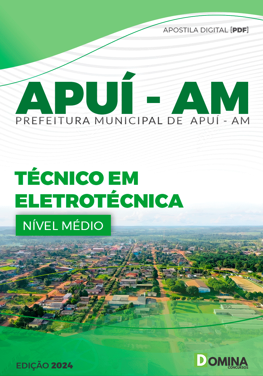 Apostila Concurso Pref Apuí AM 2024 Técnico Eletrotécnica