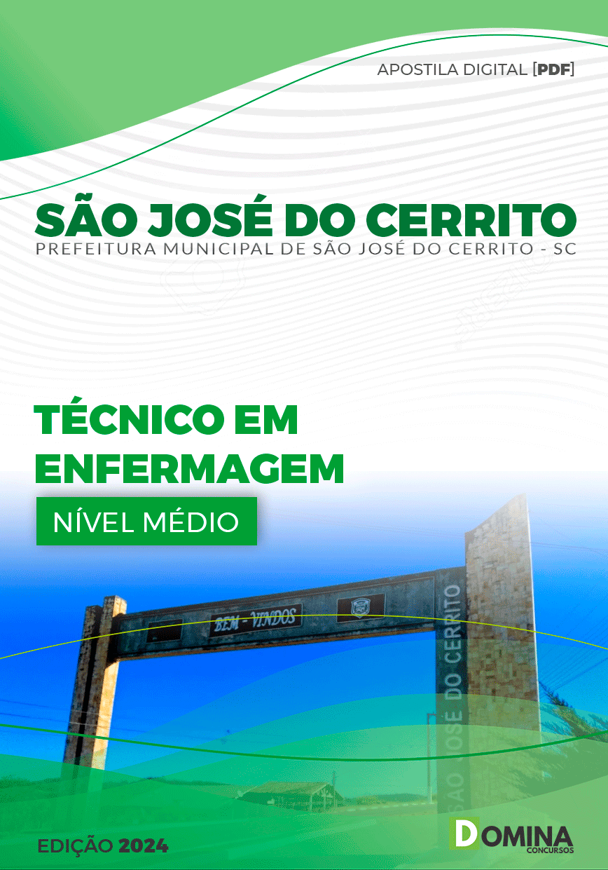 Pref São José do Cerrito SC 2024 Técnico em Enfermagem
