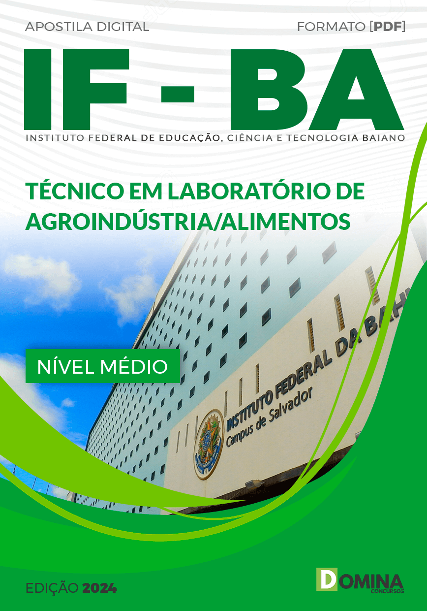 IF Baiano BA 2024 Técnico em Laboratório de Agroindústria