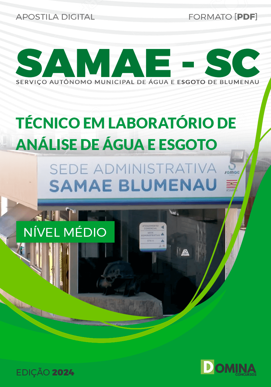 Apostila Concurso SAMAE SC 2023 Técnico Laboratório