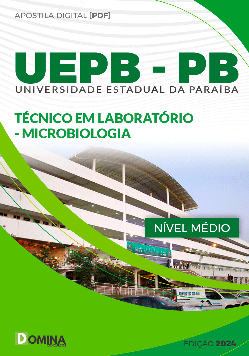 Apostila UEPB PB 2024 Técnico em Laboratório Microbiologia
