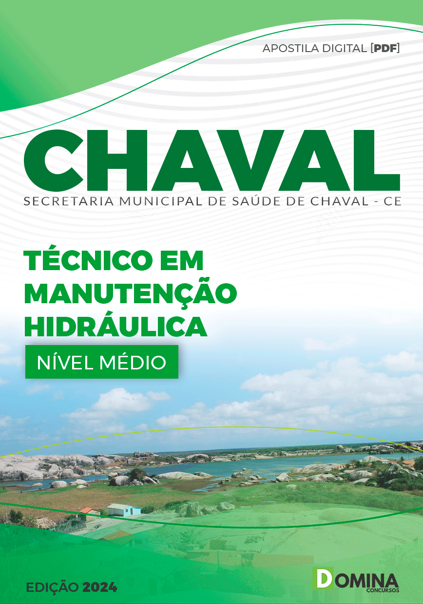 Apostila Pref Chaval CE 2024 Técnico Manutenção Hidráulico