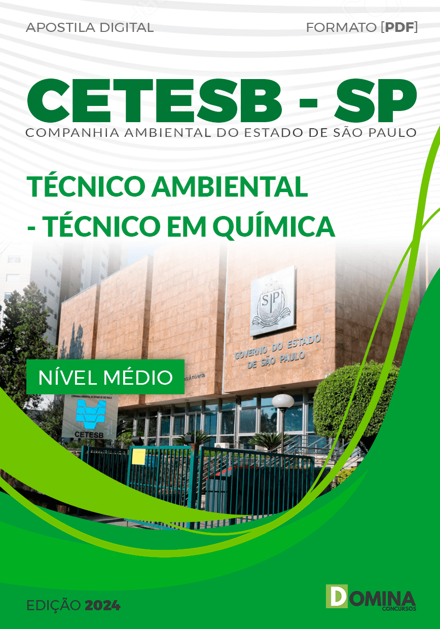 Apostila CETESB SP 2024 Técnico Ambiental Química