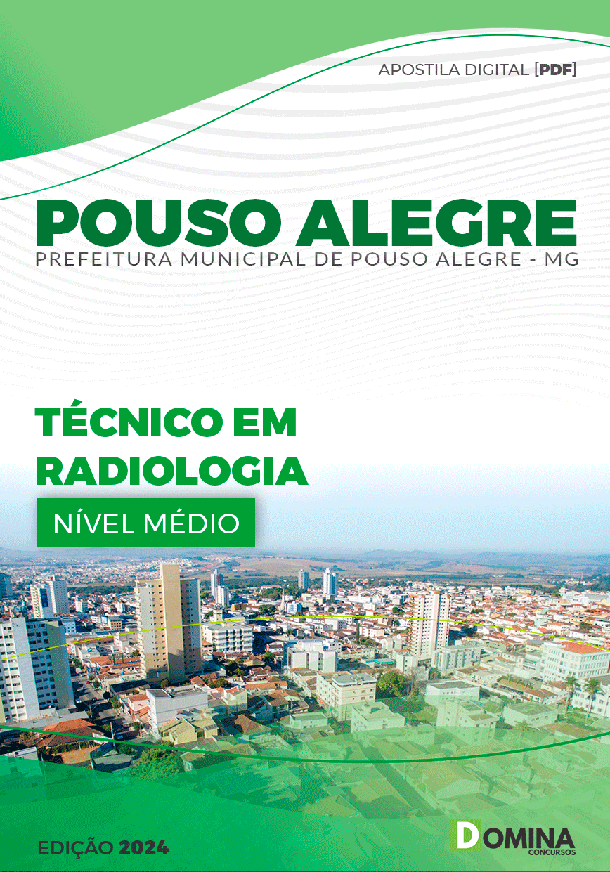 Apostila Pref Pouso Alegre MG 2024 Técnico em Radiologia