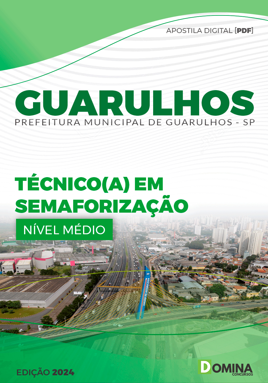 Apostila Pref Guarulhos SP 2024 Técnico em Semaforização