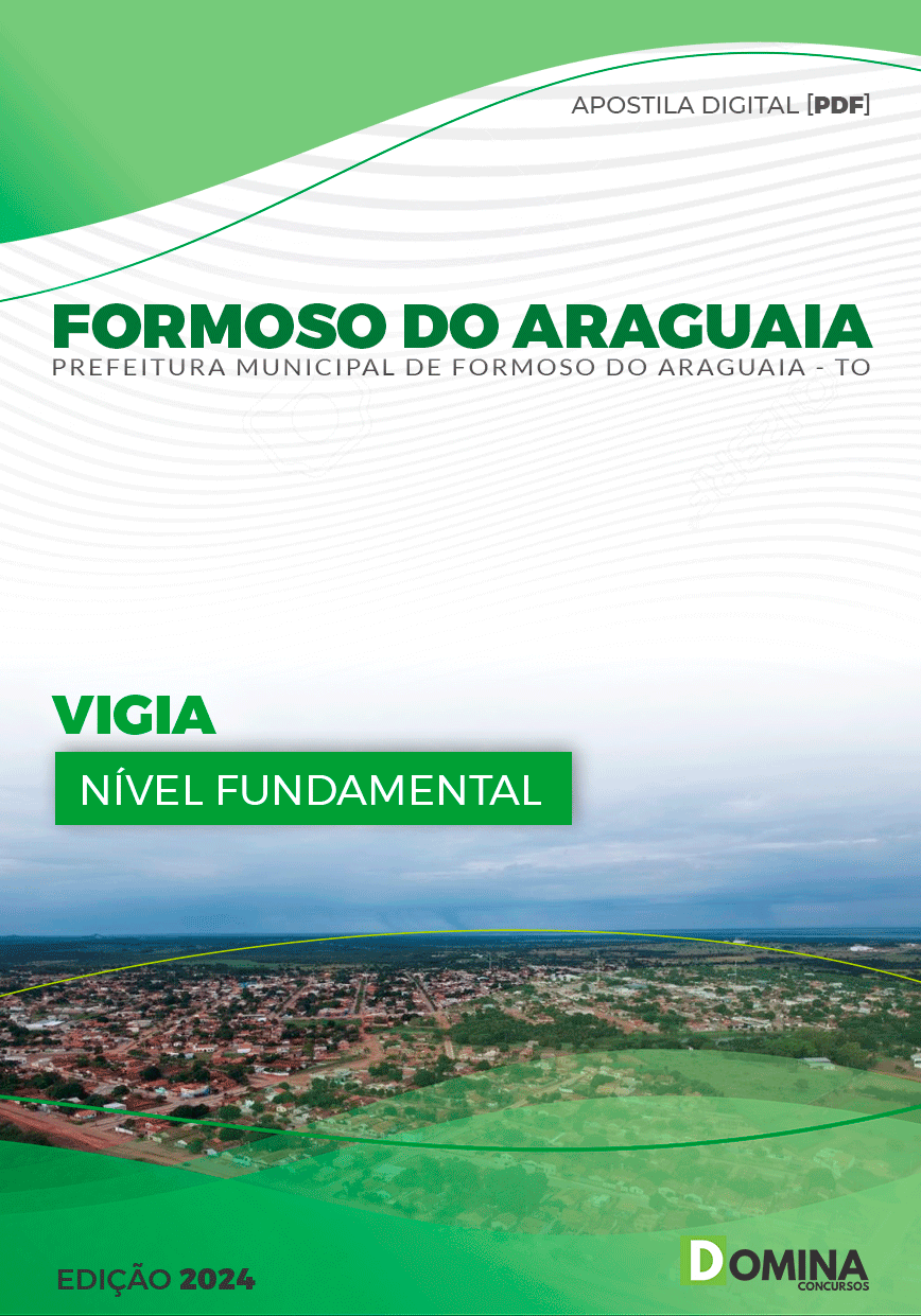 Apostila Pref Formoso do Araguaia TO 2024 Vigia